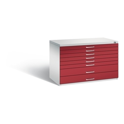 C+P Flachablageschrank Serie 7100_7200, H760xB1100xT765mm