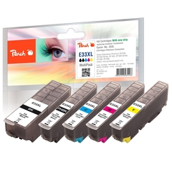 Peach Spar Pack Tintenpatronen XL kompatibel zu Epson No. 33XL, T3357