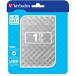 Verbatim® Festplatte Store 'n' Go, silber, extern, 1 TB, 5.400 rpm, 81 x 14,5 x 119 mm, 158 g