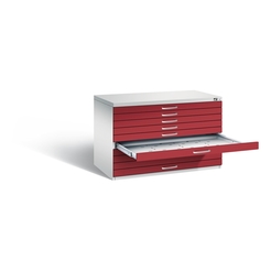 C+P Flachablageschrank Serie 7100_7200, H760xB1100xT765mm