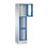 CP CLASSIC Fächerschrank, Fachhöhe 510 mm, mit Sockel, 3 Fächer, Breite 420 mm Tür enzianblau