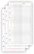 bind® Notizeinlage kariert Medium A6