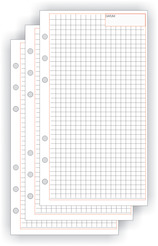 bind® Notizeinlage kariert Medium A6