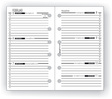 bind® System-Kalender A7 1 Woche = 2 Seiten