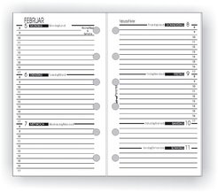 bind® System-Kalender A7 1 Woche = 2 Seiten