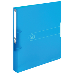 Herlitz Ringbuch A4 PP 2-Ring 3,8cm transparent blau easy orga to go