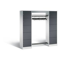 C+P Offene Garderobe Serie 8070, H1950xB1870xT480mm