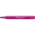 FABER-CASTELL Textmarker TEXTLINER 38, Schaftfarbe: in Schreibfarbe, transluzent, Schreibfarbe: rosa (10 Stück)