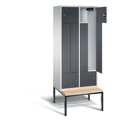 C+P Garderobenschrank Classic, H2090xB820xT510mm