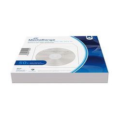 MediaRange CD-DVD-Papiertaschen/BOX65 H124xB124mm Inh. 50 Stk