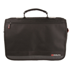 MONOLITH 2000002933 -  Expandierbare Laptoptasche, Schwarz 40x31x9 cm