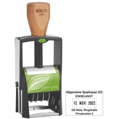 COLOP® Classic 2360 Green Line - max. 7 Zeilen, 30 x 45 mm