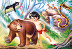 Kinderpuzzle "Das Dschungelbuchf", 60 Teile