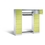 C+P Offene Garderobe Serie 8070, H1950xB1870xT480mm