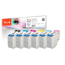 Peach Spar Pack Tintenpatronen HY kompatibel zu Epson No. 378XL, T3798