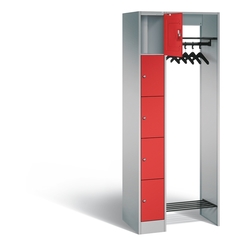 C+P Offene Garderobe Serie 8070, H1950xB740xT480mm