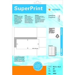 HERMA SPECIAL A4 Folien-Etiketten transparent