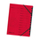 Herlitz Ordnungsmappe A4 Colorspan 1-12 rot