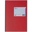 K&E Geschäftsbuch, Glanzkarton, kariert, A4, Einbandfarbe: rot, 48 Blatt