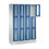 CP CLASSIC Fächerschrank, Fachhöhe 510 mm, mit Sockel, 12 Fächer, Breite 1190 mm Tür enzianblau