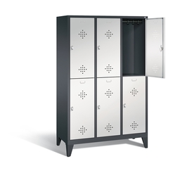 C+P Spind doppelstöckig Classic, H1850xB1200xT500mm