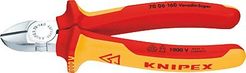 Knipex VDE-Seitenschneider/ 7006180, 180 mm, rot/gelb, VDE isoliert