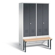 C+P Garderobenschrank Classic, H1850xB1190xT500mm