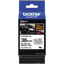 P-touch Schriftband TZEFX261 36 mmx8m schwarz auf weiß