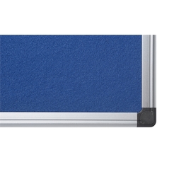 Bi-silque Filztafel MAYA mit Aluminiumrahmen, blau/FA1243170 150x120cm blau.