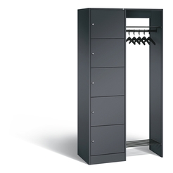 C+P Offene Garderobe Serie 8070, H1950xB960xT480mm