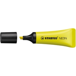 STABILO Textmarker NEON, Keilspitze, 2 - 5 mm, Schreibf.: gelb