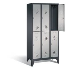 C+P Spind doppelstöckig Classic, H1850xB900xT500mm