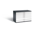 C+P Flachablageschrank Serie 7100_7200, H760xB1100xT765mm