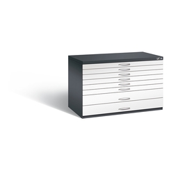 C+P Flachablageschrank Serie 7100_7200, H760xB1100xT765mm