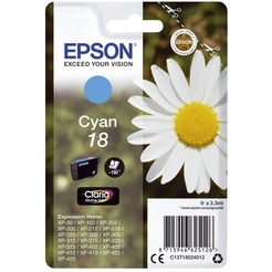 EPSON® Tintenpatrone T18024012 / 18 cyan/C13T18024012 3 ml