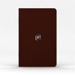 Oxford Pocket Notes Notizheft, Single, Schokolade, 24 Blatt 90gm² Optik Paper