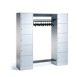 C+P Offene Garderobe Serie 8070, H1950xB1870xT480mm