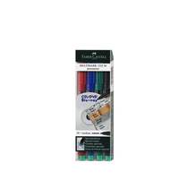 Faber-Castell 4er Etui MULITMARK permanent M