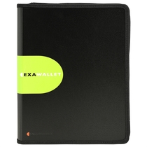 EXACOMPTA Konferenzappe Exawallet green filing/ 55534E, B25xH34xT3 cm, schwarz