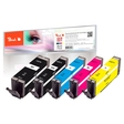 Peach Spar Pack Tintenpatronen kompatibel zu Canon PGI-570, CLI-571