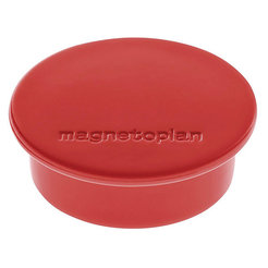 Magnet DISCOFIX COLOR, Ø 40 mm, VE 40 Stk, rot