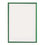 magnetoplan® magnetofix-Sichtfenster - Format DIN A3, VE 5 Stk - Rahmen grün