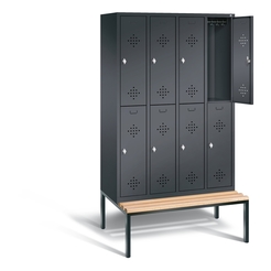 C+P Spind doppelstöckig Classic, H2090xB1190xT815mm