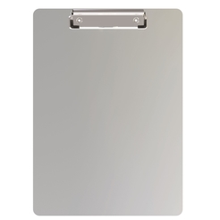 MAUL Schreibplatte Aluminium mit Magnetband und Bügelklemme