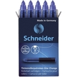 Schneider Rollerpatrone One Change -0,6 mm, blau (dokumentenecht), 5er Schachtel