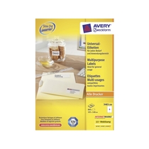 Avery Zweckform Universal-Etikett, weiss