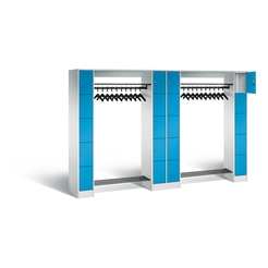 C+P Offene Garderobe Serie 8070, H1950xB2840xT480mm C+P Offene Garderobe Serie 8070, H1950xB2840xT480mm