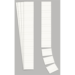 Ultradex Steckkarten für Planrecord /140608, 32 mm x 60 mm, weiß, Inh. 90 Stk