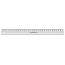 LINEX 1030M, Schullineal, 300mm lang, 24,5mm breit, mit Tuschkante