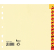 bene Buchstabenregister A4 A-Z/93403, chamois/rot/gelb